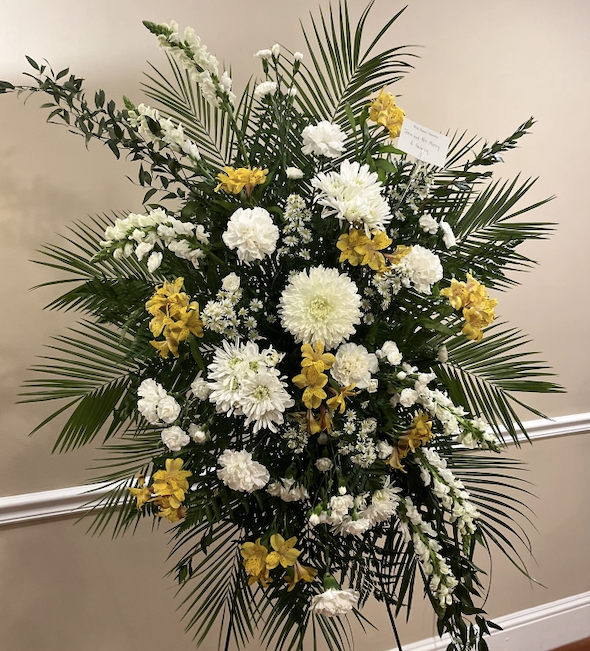 Memorial standing spray